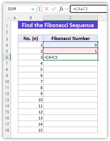 Fibonacci Sequence In Excel Definition Calculation Application