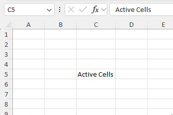 Make a Cell Active in Excel