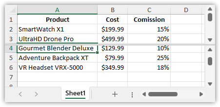 Split Panes Separate Two Scrollbars